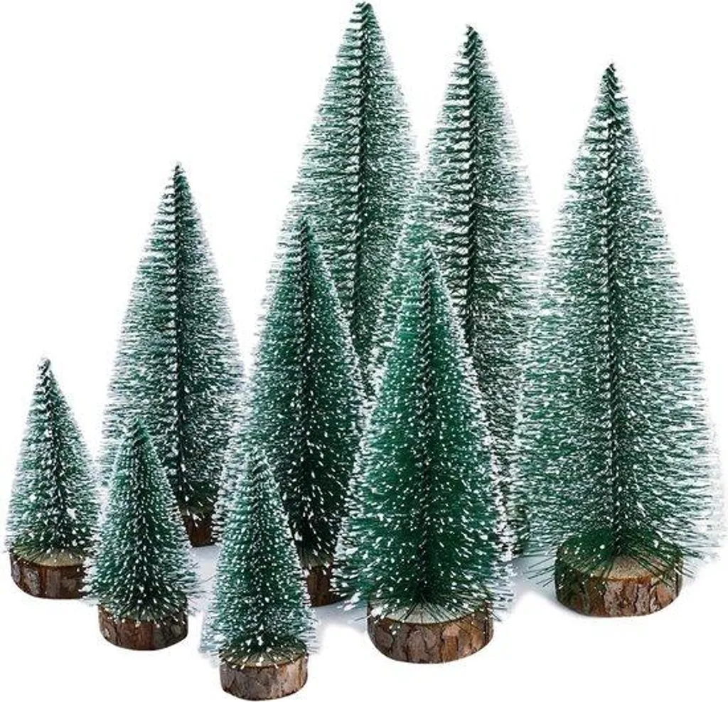 Kit déco petit sapin de Noël effet neige : solution anti-chute branches