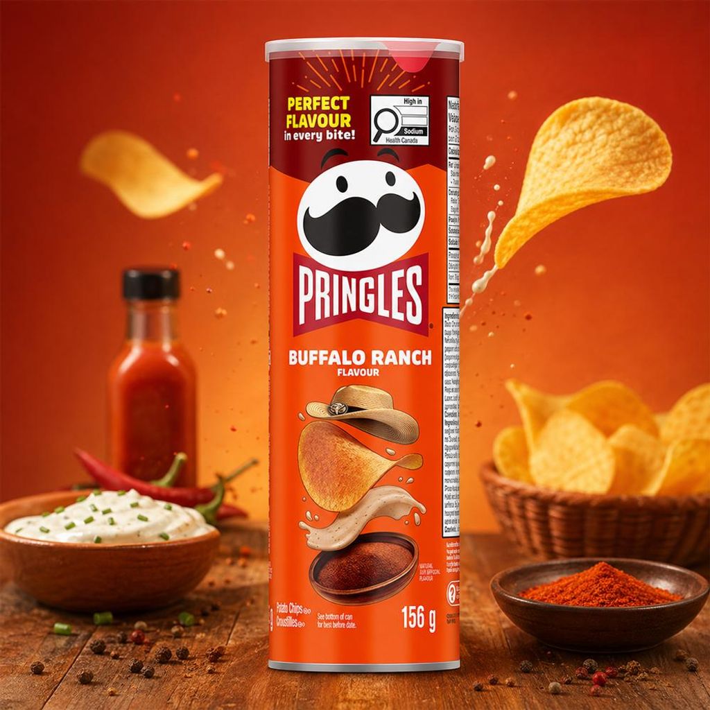 Pringles gusto Buffalo Ranch 156 g (USA) Immagine del prodotto 