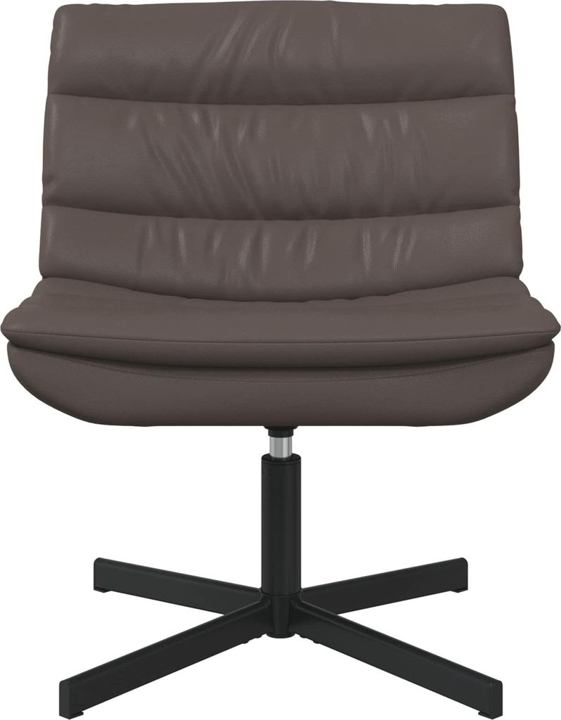 vidaXL Drehstuhl Braun 63 x 75 x 76 cm Glänzendes PU