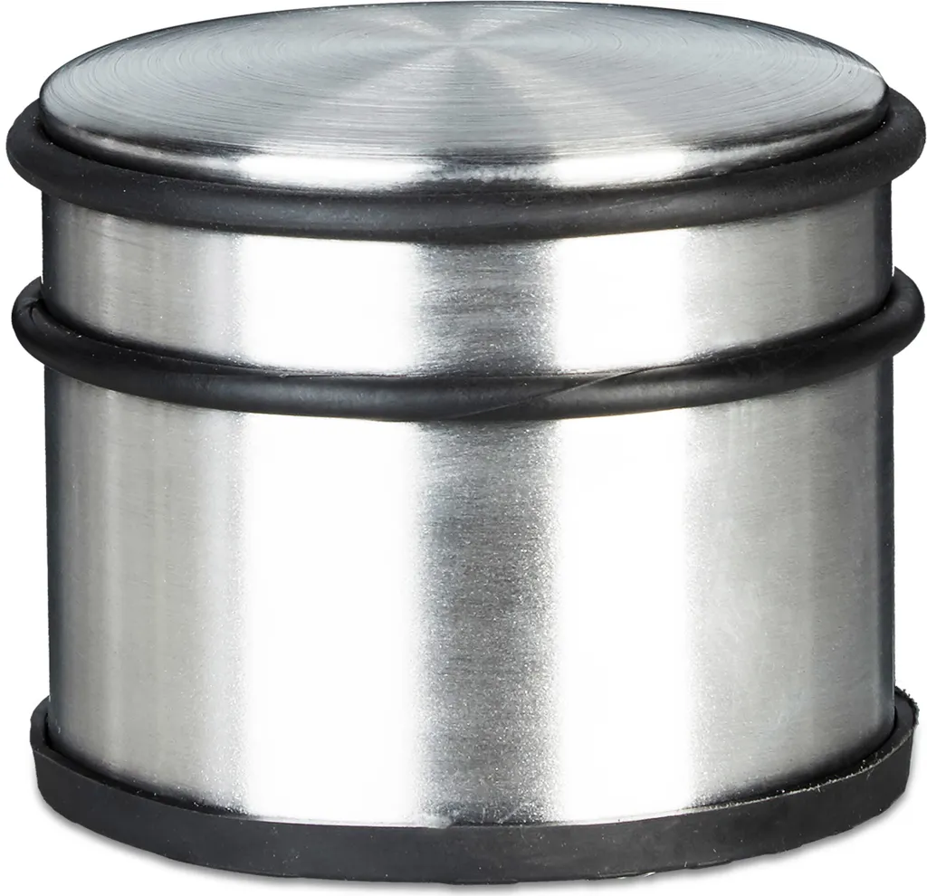 Relaxdays Fermaporta XL 1,1kg - Set 12 Pezzi Acciaio Inox Sicuro