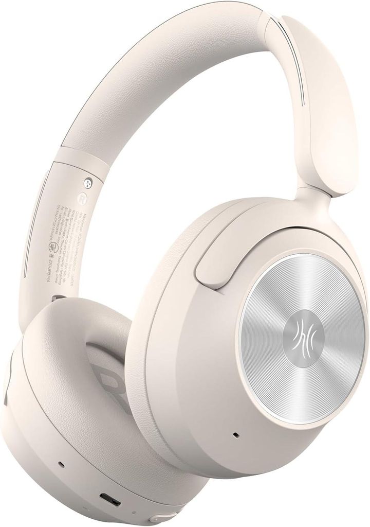 Active Noise Cancelling Kopfhörer – 75h Spielzeit, LDAC Hi-Res Sound, Bluetooth 6.0, App-Steuerung, Dual-Mikrofon für klare Gespräche, kabellose