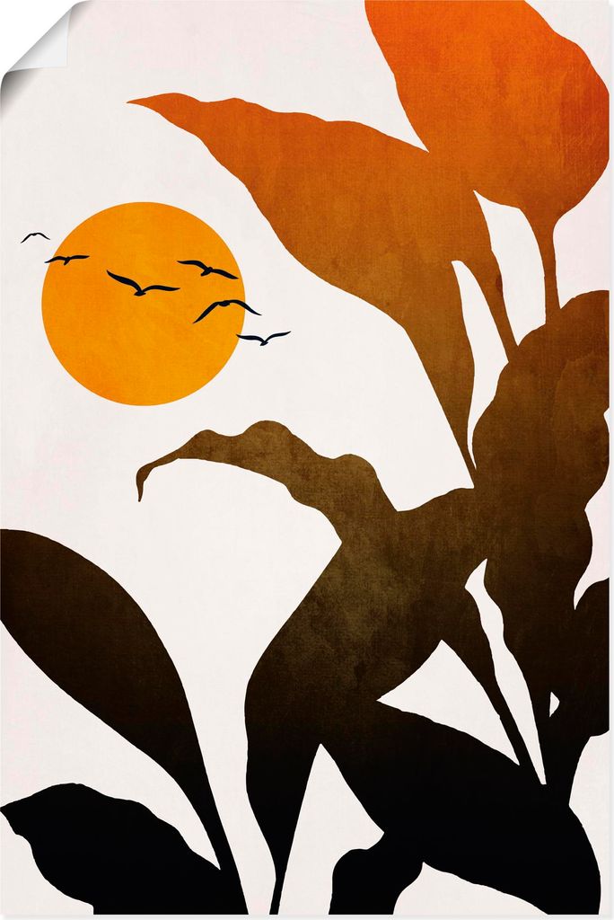 ARTland Poster Mystischer Fluss Größe: 60x90 cm