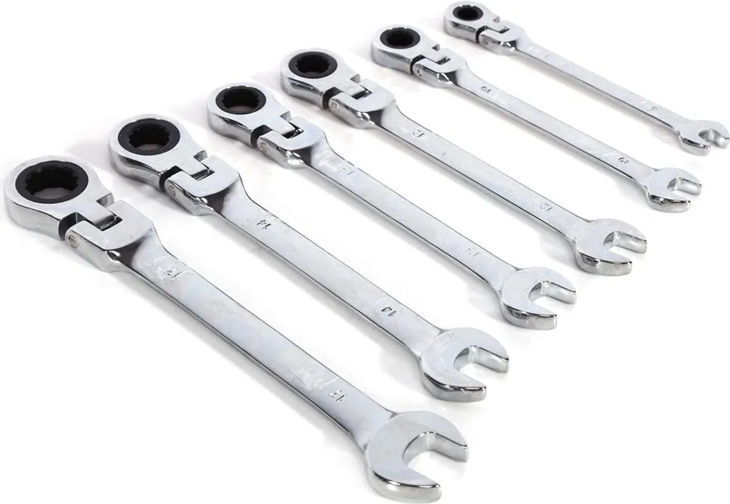 Clé dynamométrique IS en jeu de 6 clés à cliquet pour boulons difficiles