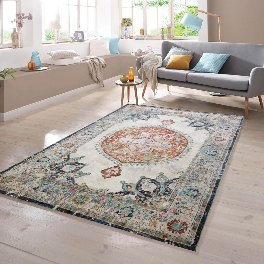 Teppich Outdoor Vintage bunt Größe - 120 x 170 cm