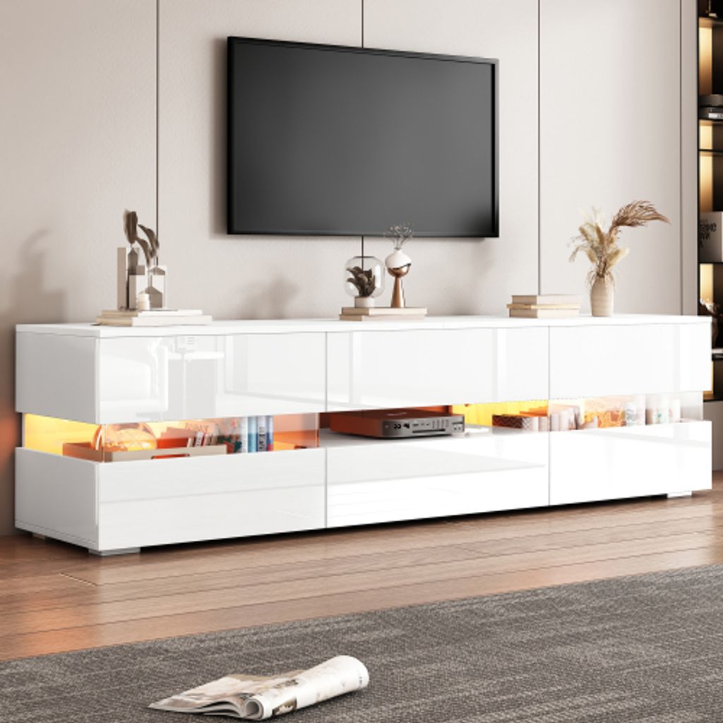 okwish TV-Schrank Lowboard mit App-steuerbarer Produktbild 