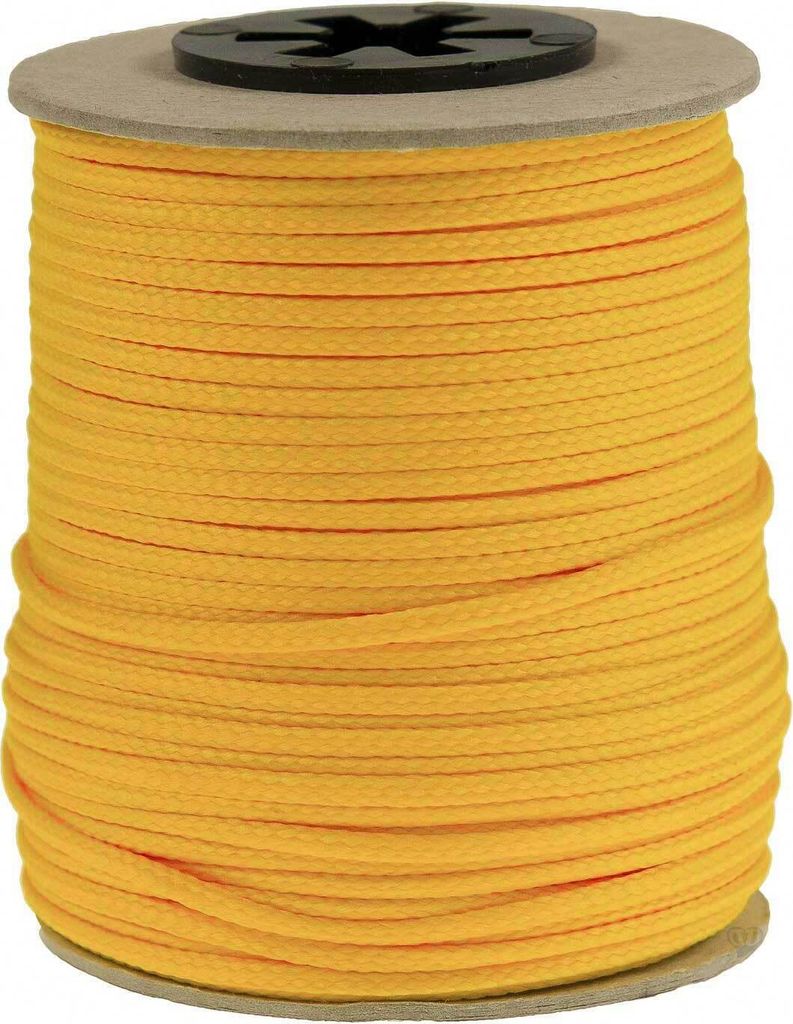 50 Meter Polyesterschnur Flechtschnur 2mm, 8-fach geflochten, Kumihimo Flechten