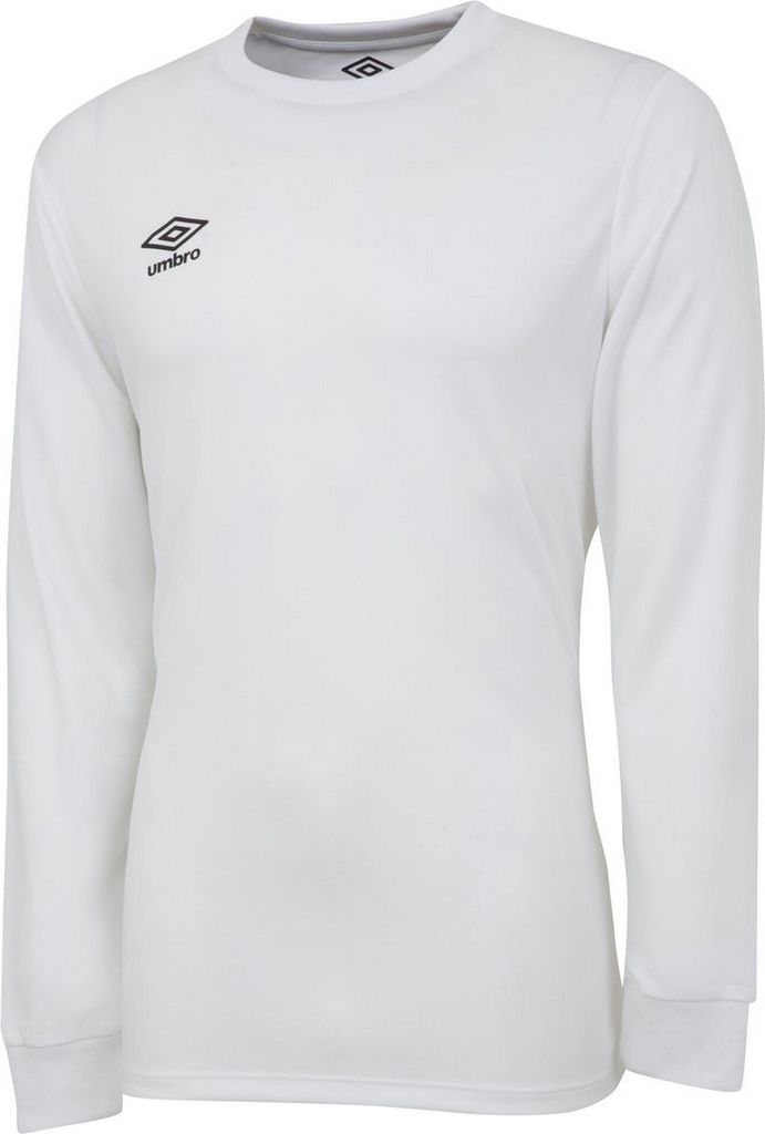 Umbro - "Club" Trikot für Kinder Langärmlig UO871 (128) (Weiß)