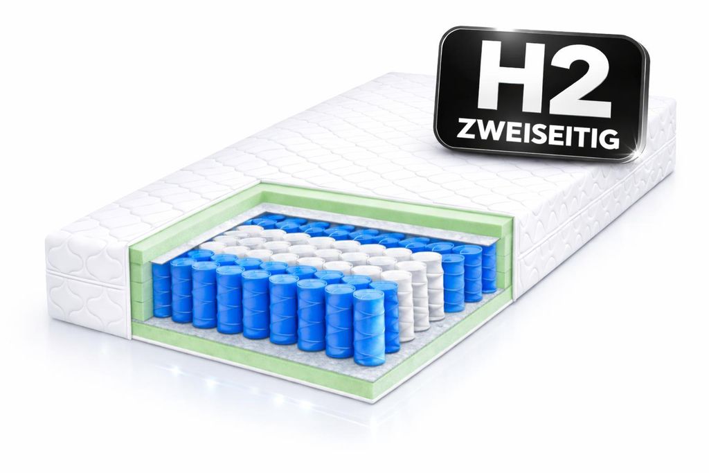 Sofello Taschenfederkernmatratze LUX POCKET 180x200 cm mit HR-Schaum H2