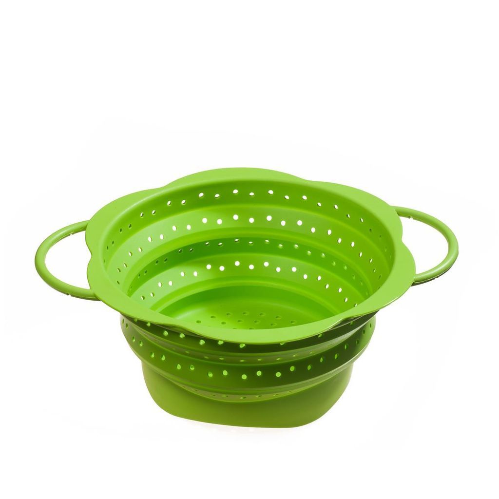 Kochblume Faltsieb M limette Silikon, Edelstahl 22929.02 Produktbild 