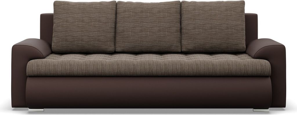 Sofa 3-Sitzer  mit Schlaffunktion Foresta, Braun + Braun Produktbild 