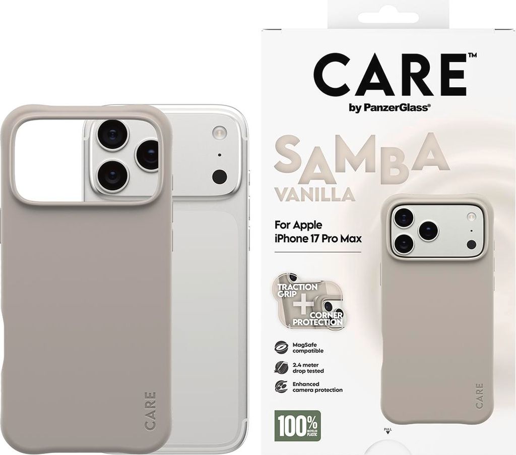 CARE Case Fashionable MagSafe iPhone 17 Pro Max Vanilla Produktbild 