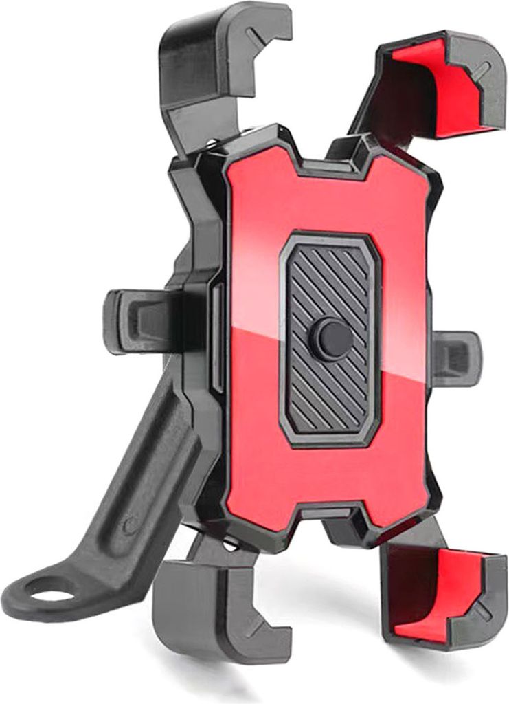 Motorrad-Telefonhalter, automatische Verriegelung, Lenker, Rückspiegel, Handyhalterung, rutschfest, universell, für Motorrad und Fahrrad
