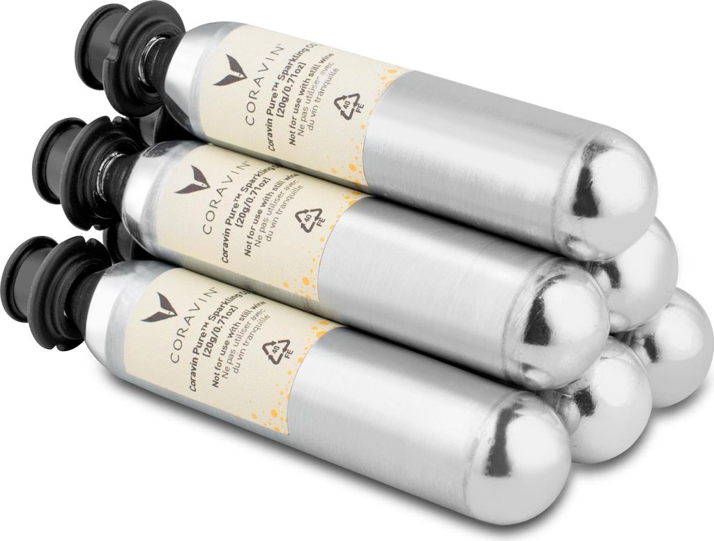 CORAVIN Pure Sparkling, zestaw kapsułek z CO2, 6 szt Zdjęcie produktu 