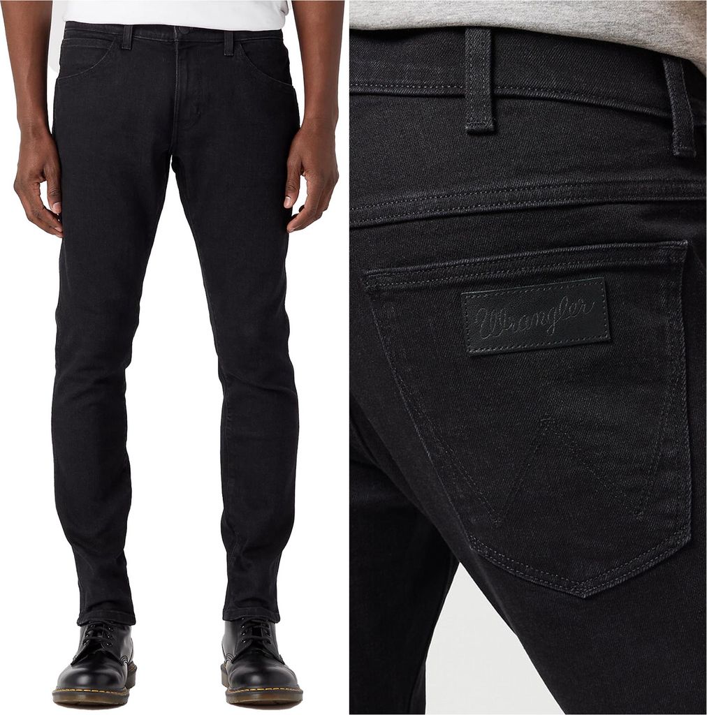 WRANGLER, Herren Jeanshosen, Slim fit, BRYSON, W31 L32, Schwarz, Jeans, baggyjeans, buggy