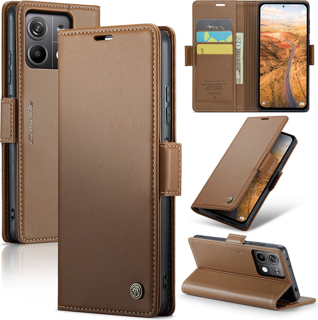 Xiaomi Redmi Note 13 5G Housse, étui en cuir portefeuille Image du produit 