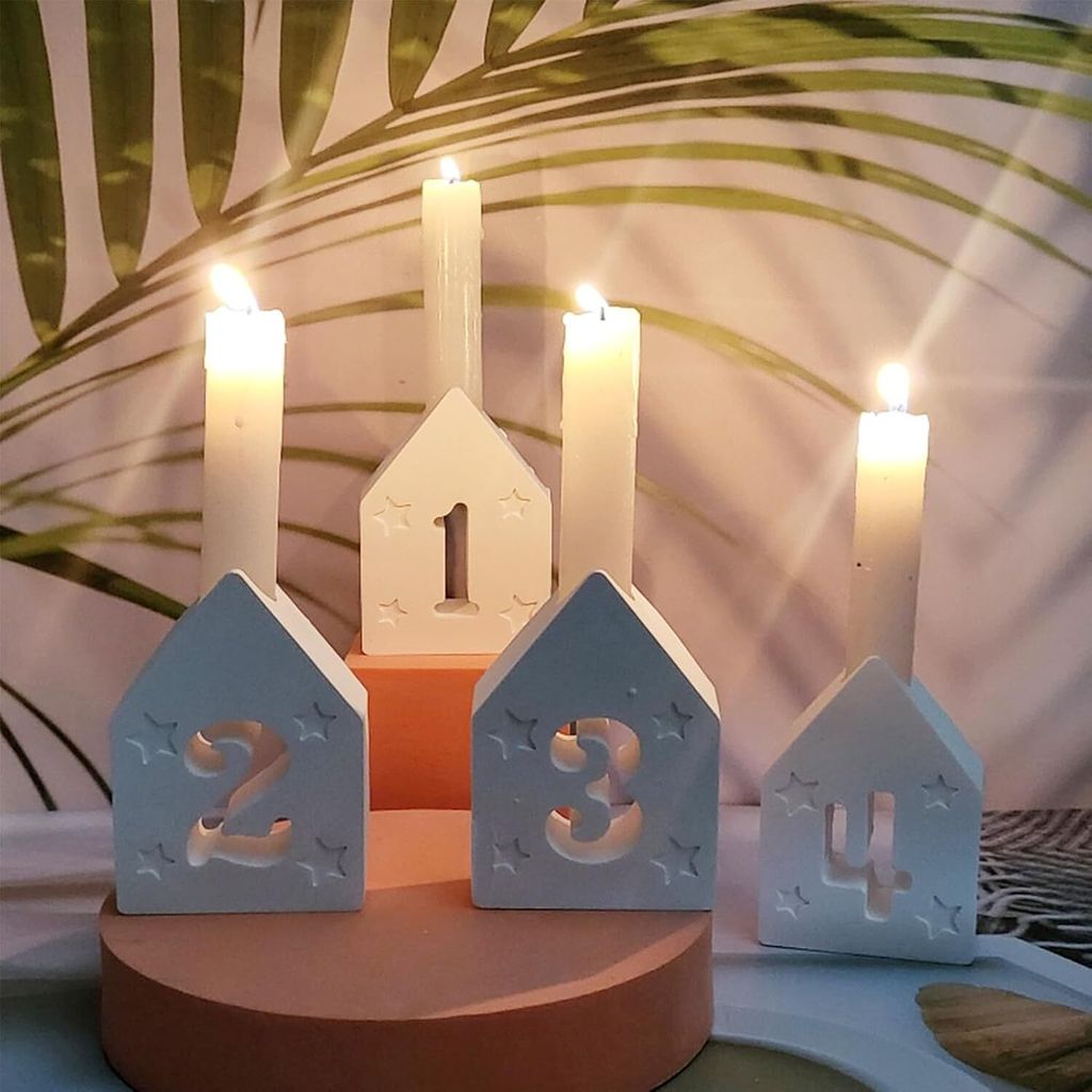 Silikonformen Weihnachten 3-tlg | Stern Gießformen Für Kerzen & DIY