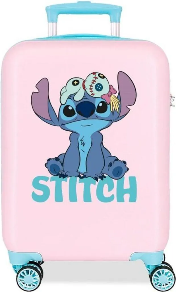 Disney Stitch Nel Mondo ABS Rollkoffer/Koffer 50cm