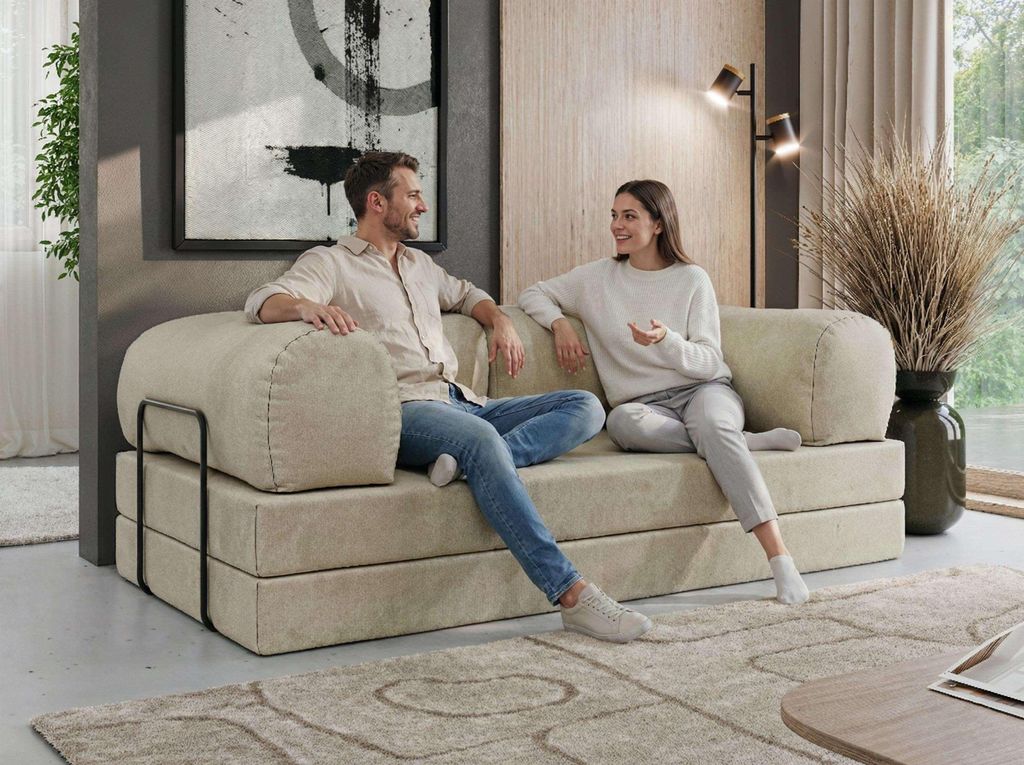 MKS MEBLE Schlafsofa 3-Sitzer ORSETTO 200 cm Sofa mit