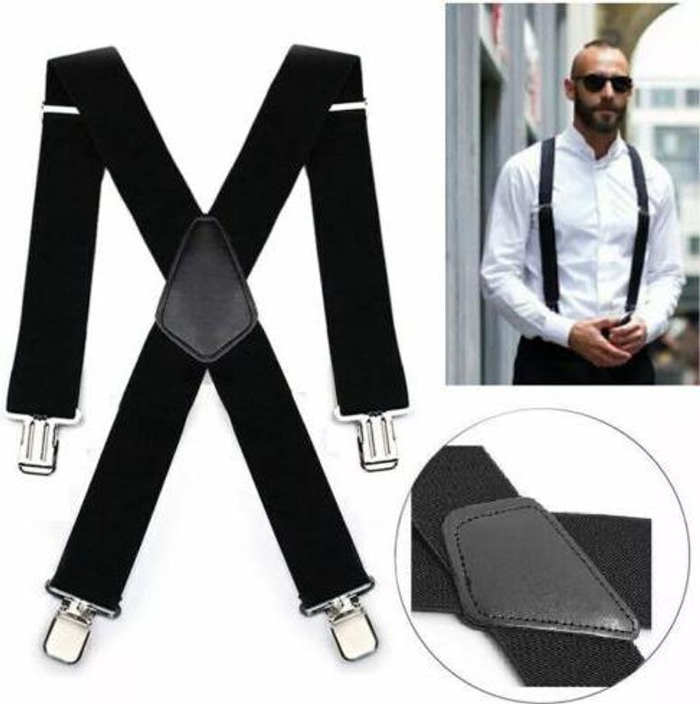 Bretelle robuste da 50 mm per uomo e donna, extra larghe, a Immagine del prodotto 