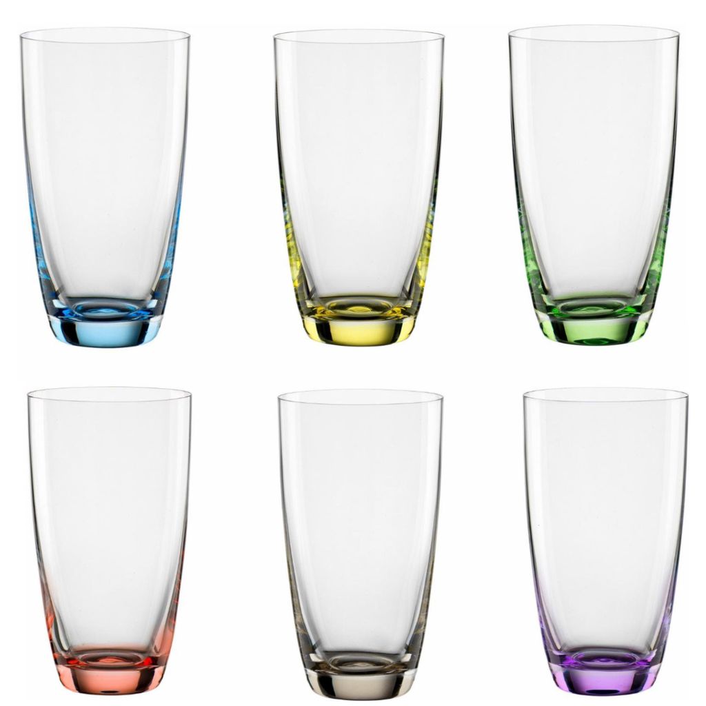 Bohemia long drink tumbler Viva Colori kolorowe szklanki do Zdjęcie produktu 