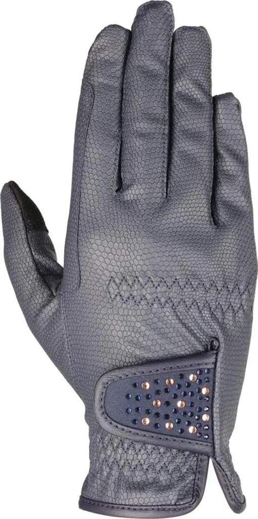 Gants d'équitation pour entraînement Hy confortables unisexe marine XL