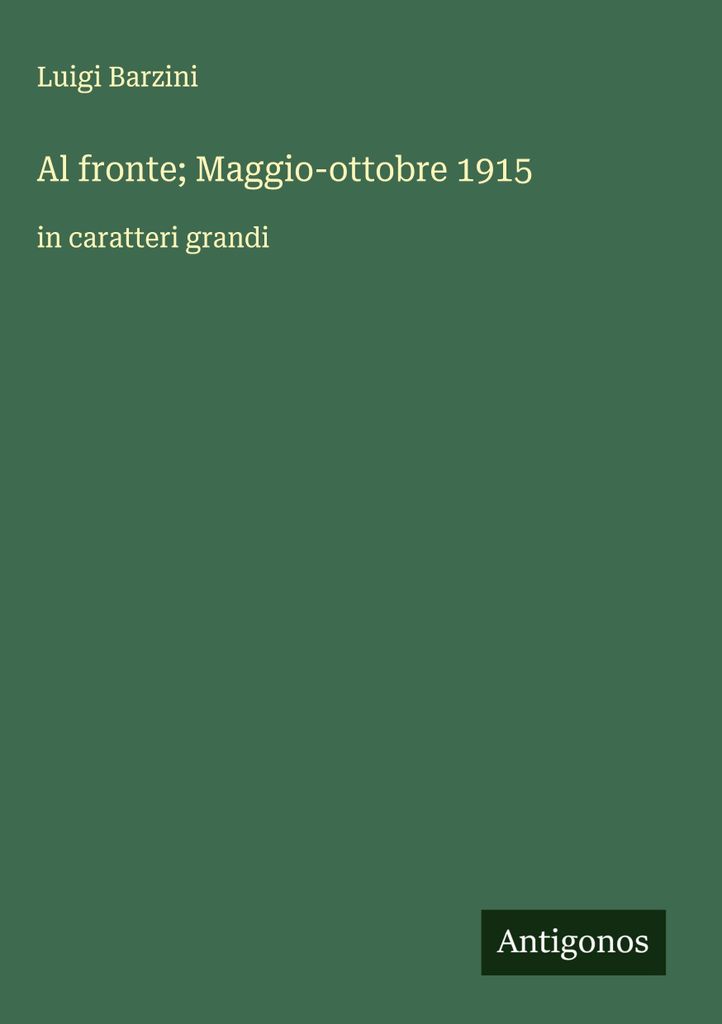 An der Front Mai - Oktober 1915