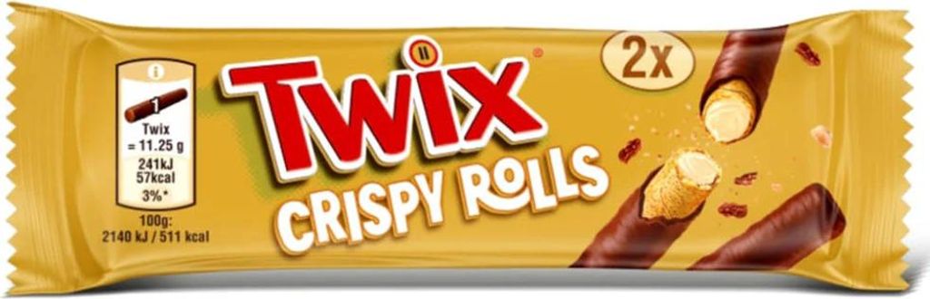 Twix Crispy Rolls 22,5g Produktbild 