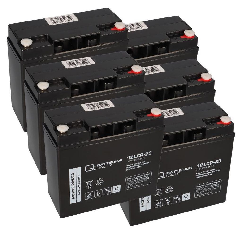 Bleiakku 72V 23Ah ( 6x 12V 23Ah) kompatibel SXT Raptor V3 Produktbild 
