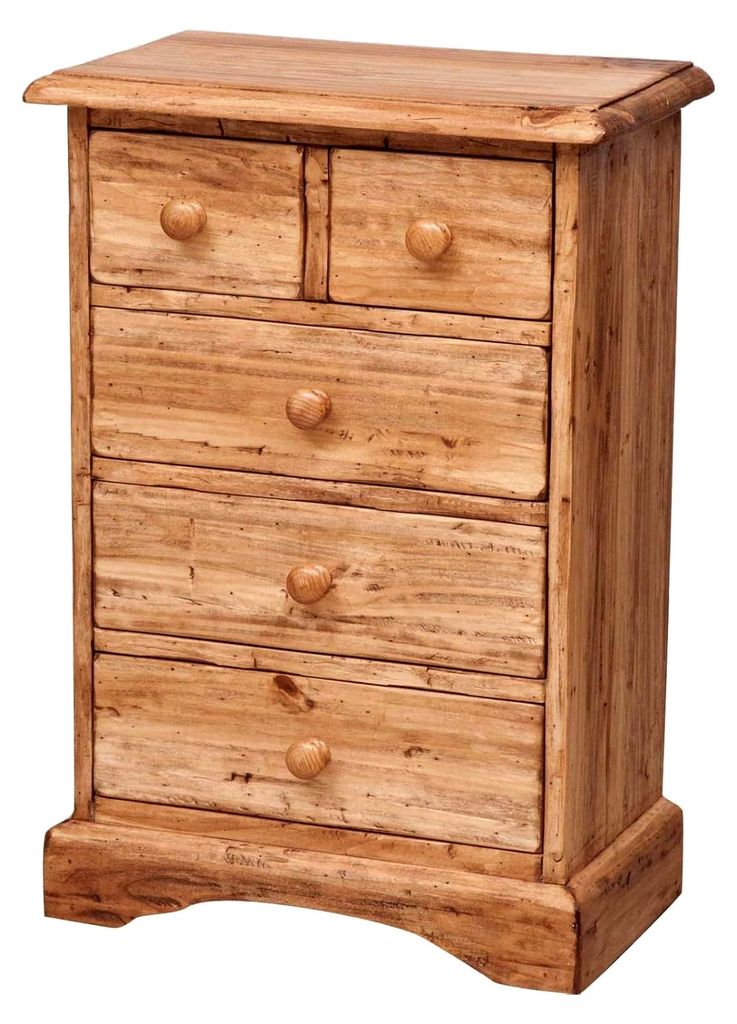 Nachttisch aus recyceltem Holz 51 x 30 x 74,5 cm | Rustikaler Nachttisch für das Schlafzimmer | Nachttische im Antik-Look