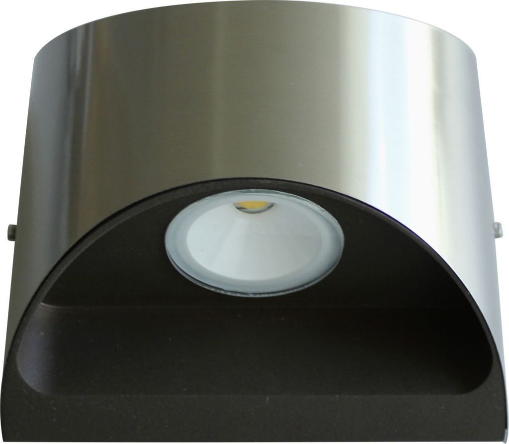 Lutec LED Außenwandleuchte Dodd Edelstahl Up- & Downlight Produktbild 8