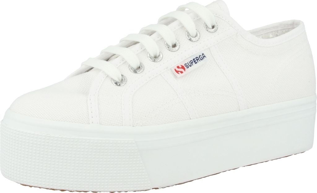 Superga 2790 Cotu Frauen Schnürung Segeltuch Plattform Produktbild 4
