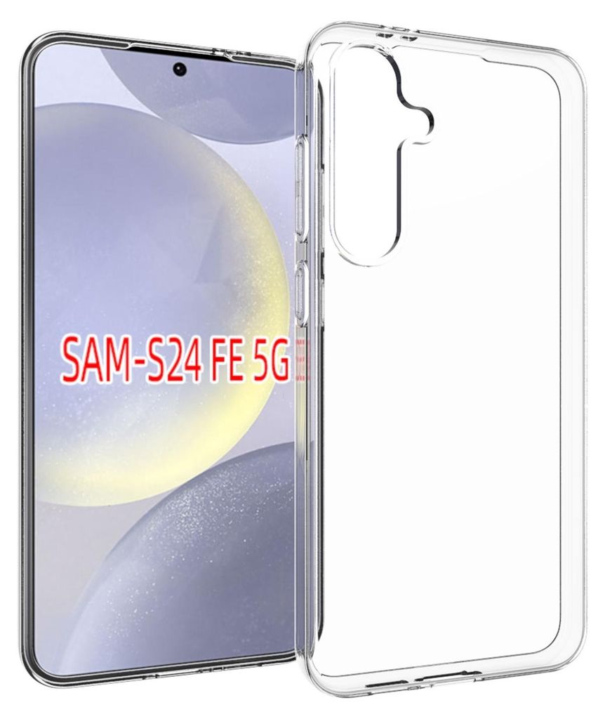 Für Samsung Galaxy S24 FE 5G Silikon Schutz Transparent Produktbild 