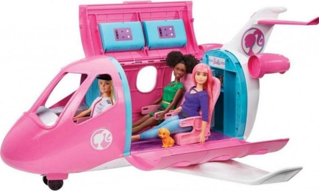 Barbie-Flugzeug mit Pilot-Puppe Produktbild 