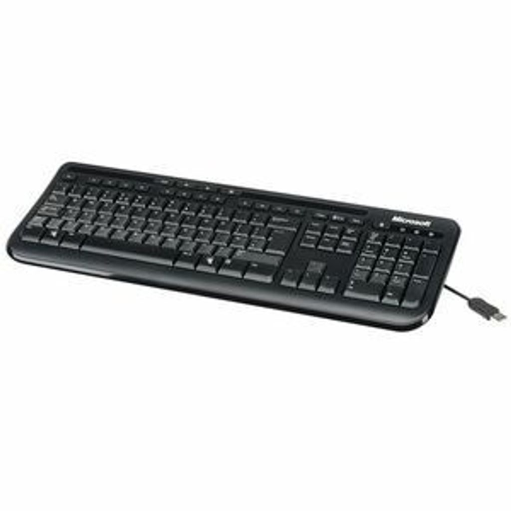 Microsoft Wired Keyboard 600, Black, Kabelgebunden, USB, Produktbild 
