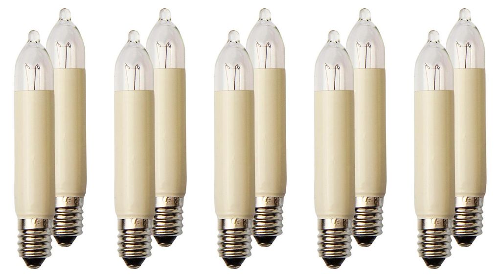 Hellum Ersatzbirne für Lichterketten Kleinschaftkerzen Produktbild 
