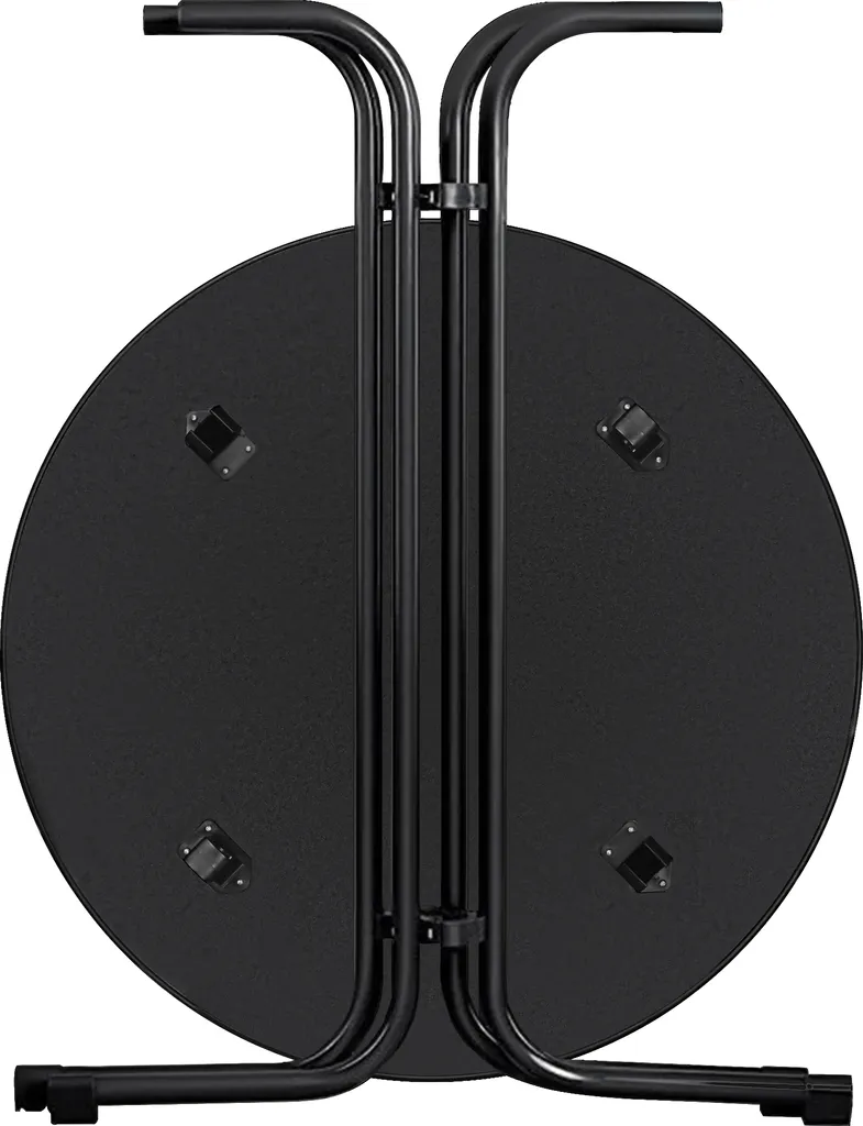 Table de bistrot stable pieds réglables Ø80 cm résistant aux intempéries - 12