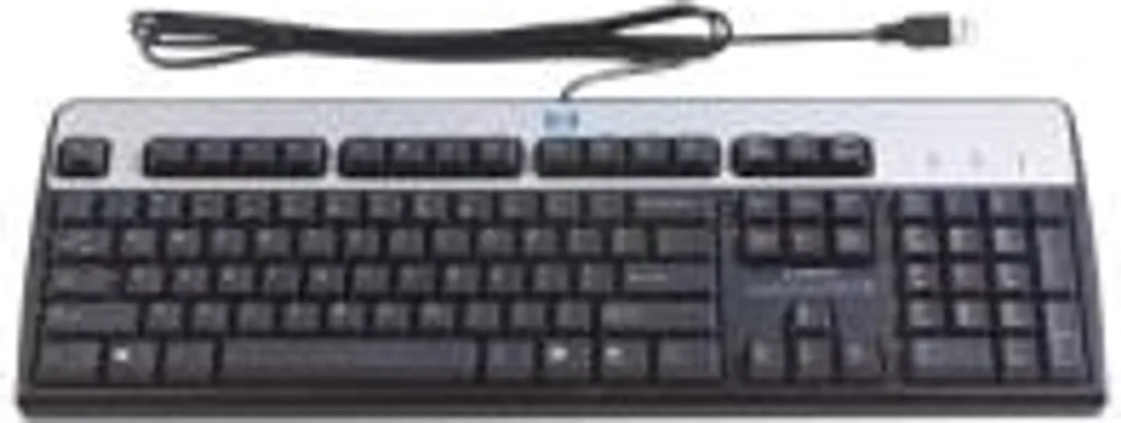 Clavier d'ordinateur HP USB Filaire Standard Idéal pour la Bureautique