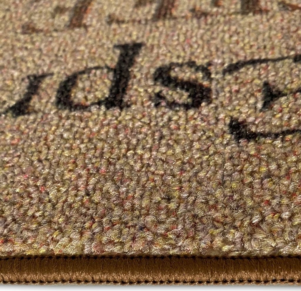 Coffee Küchenläufer in beige mit Gelrücken und braunem Produktbild 4