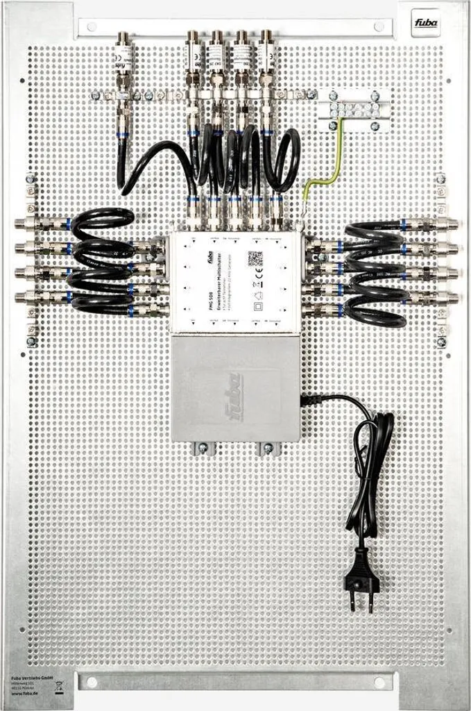 Multiswitch 5 entrées 8 sorties Fuba FMP508SL normé EN60728-11 sécurisé