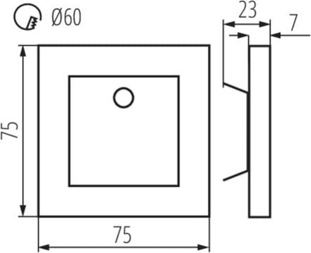 Kanlux Apus Led Pir Ww  Decorative Led Fixture With The Produktbild 4