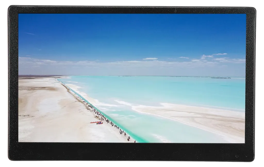 Écran LCD 13,2" haute résolution, châssis acier inox et inclinaison réglable