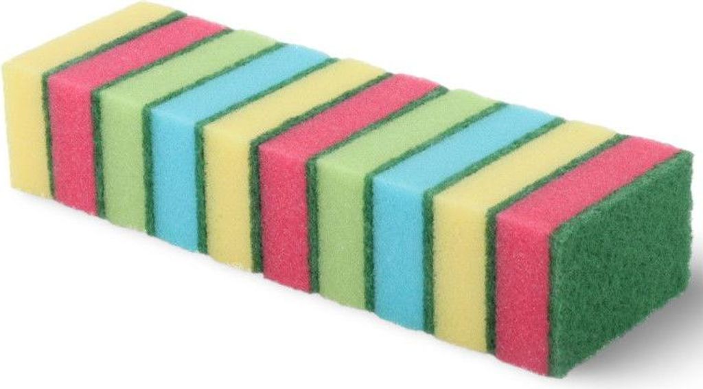 Scheuerschwamm Stab 10 Stück Clean Home - Talentools