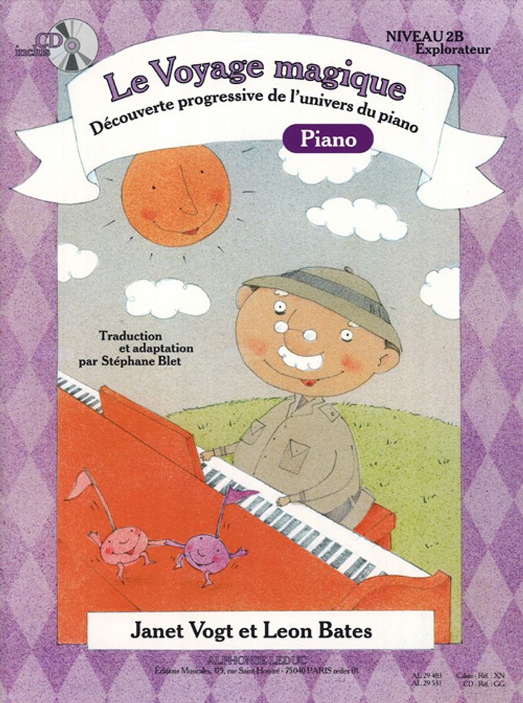 Le voyage magique niveau 2B (+CD)pour piano