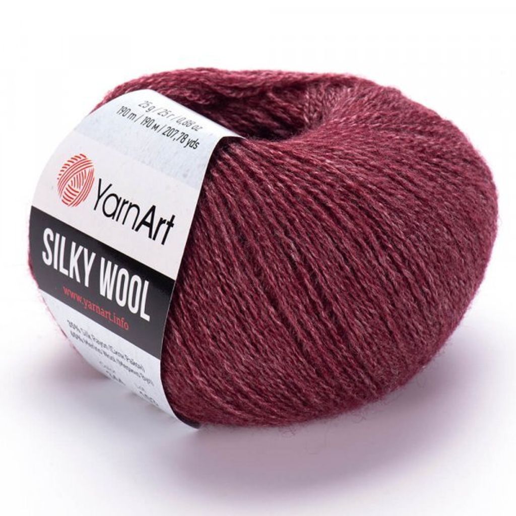 YarnArt Silky Wool 344 Burak – Edles Seidengarn mit Wolle, Produktbild 