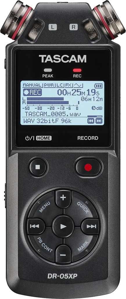 Tascam DR-05XP - přenosný digitální rekordér s rozhraním Obrázek produktu 