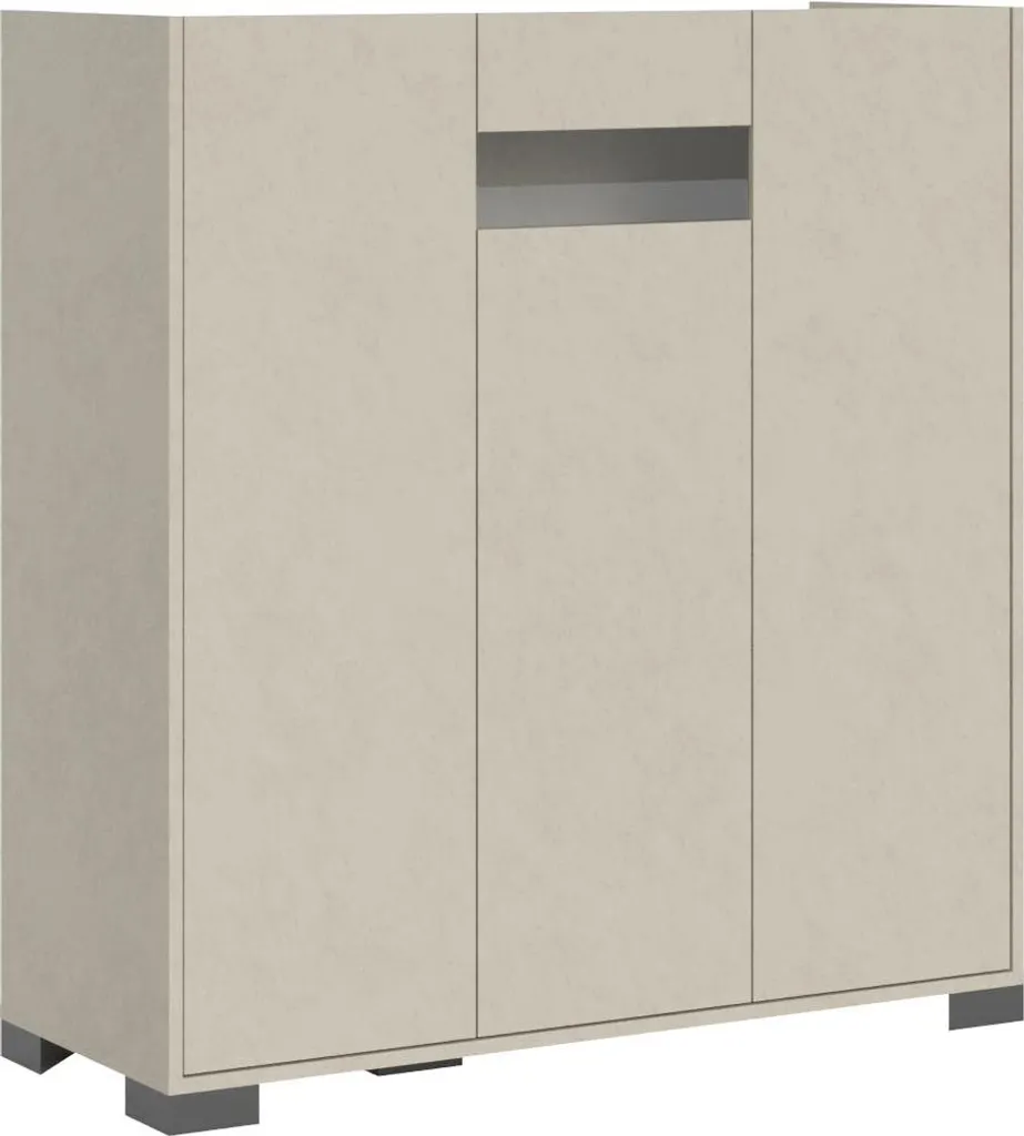Buffet haut Riflesso cachemire 3 portes Itamoby finition haut de gamme