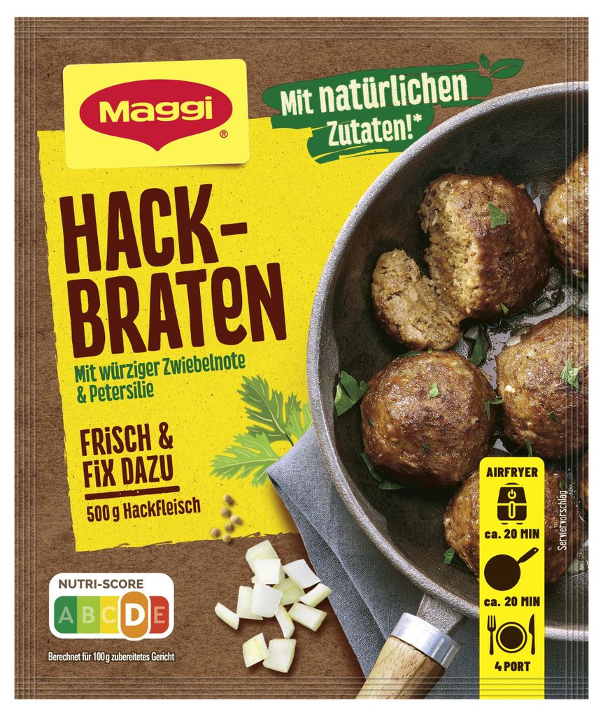 Maggi Fix voor gehaktballen, met een kruidige uien smaak en Productafbeelding 