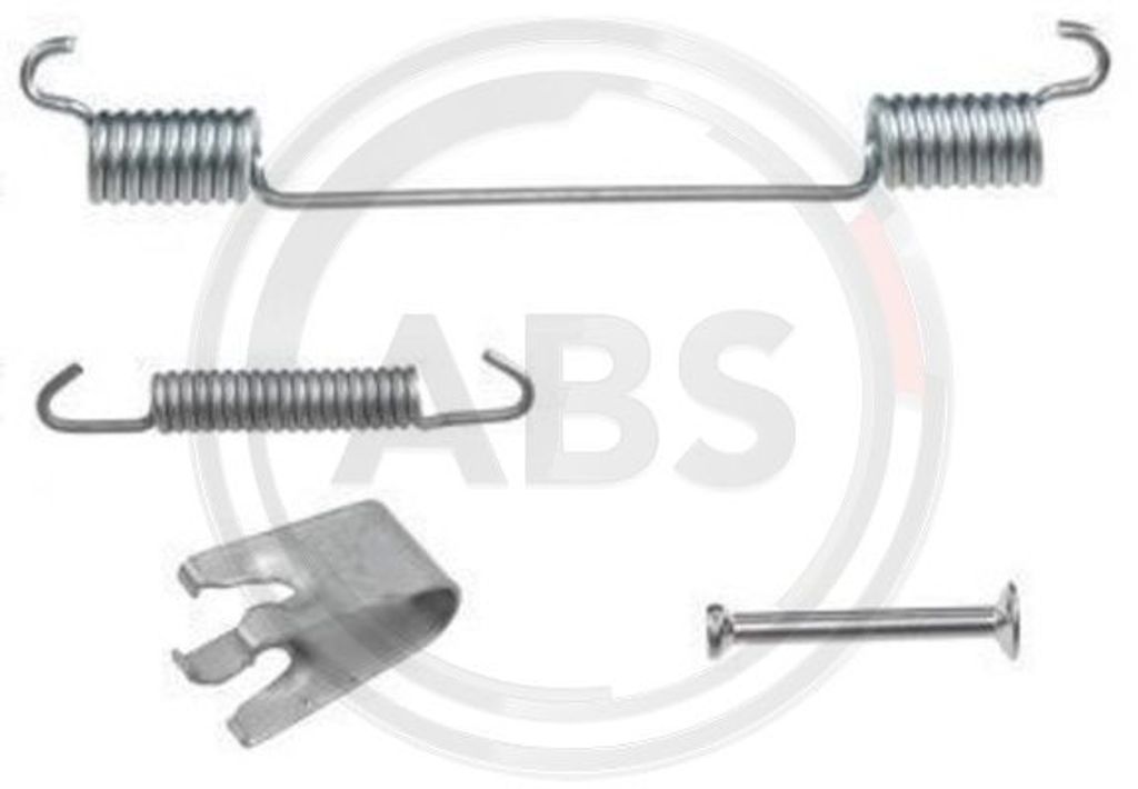 A.B.S. Zubehörsatz Bremsbacken Zubehörsatz Bremsbacken 0836Q Hinten für FIAT PUNTO (188)