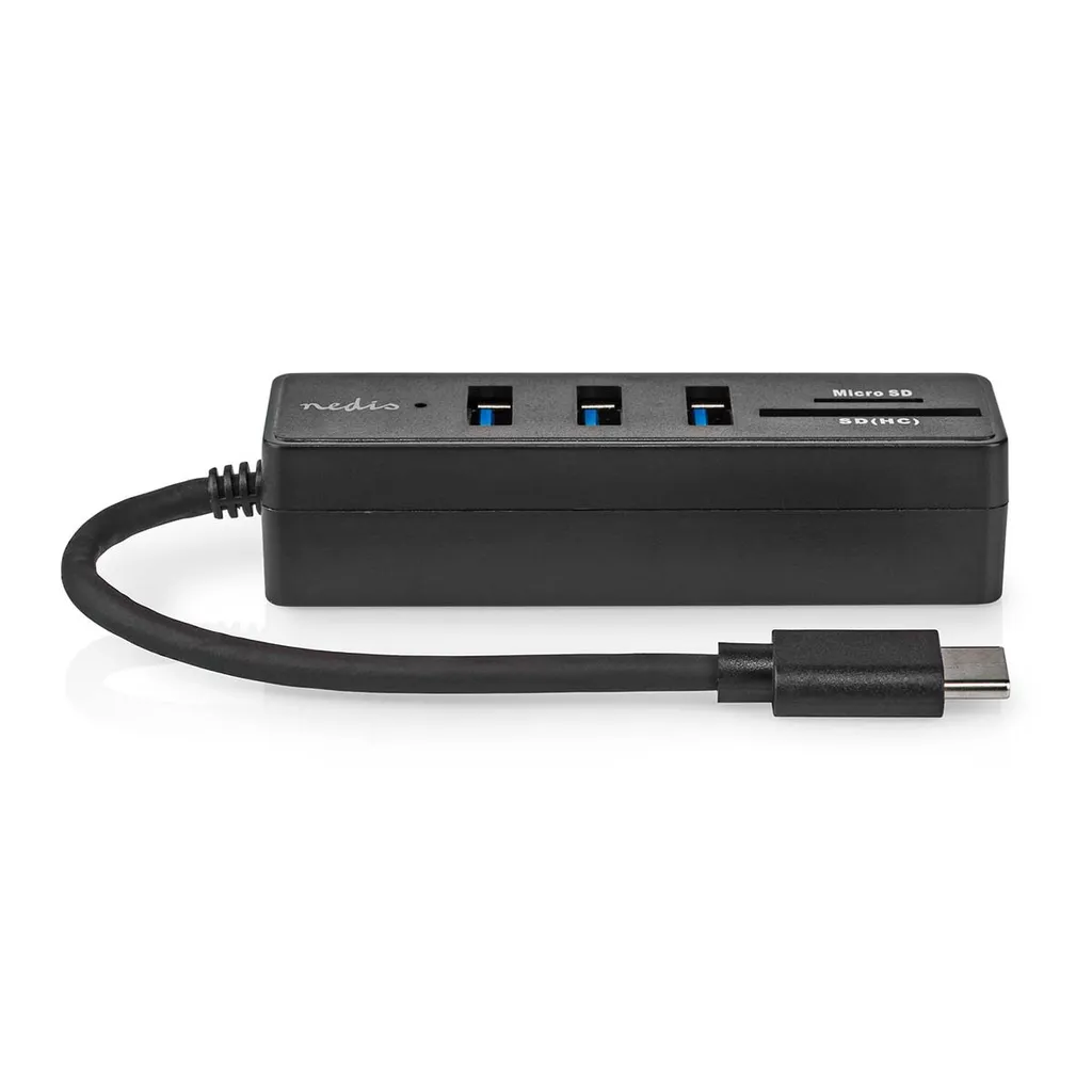 Station d'accueil USB 5 Gbps performante avec 3 ports USB-A et SD TF