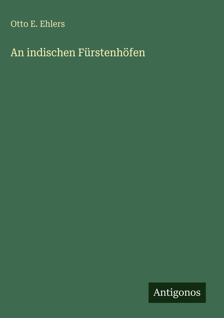 An indischen Fürstenhöfen